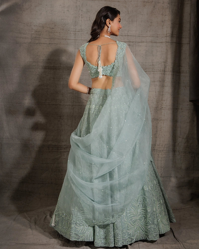 Jade Lehenga