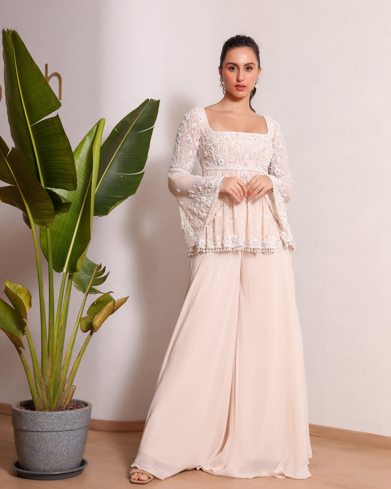 Afterglow Peach Sharara