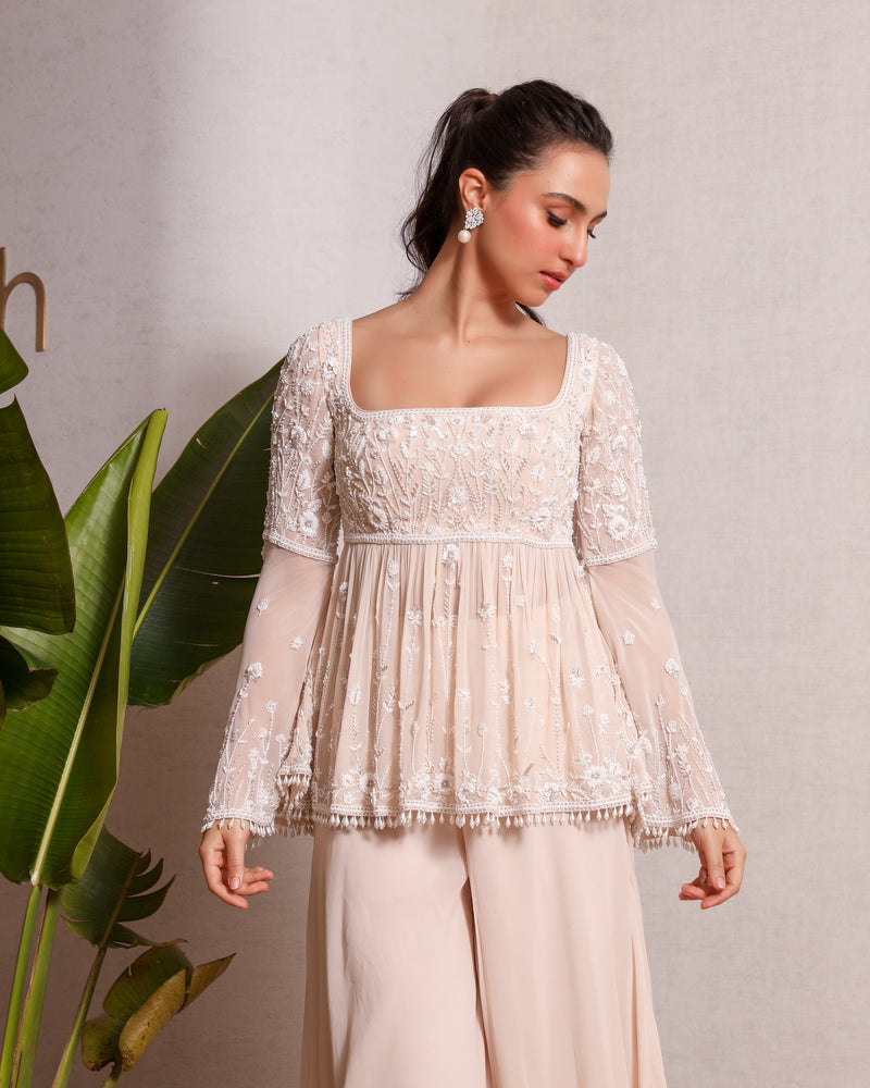 Afterglow Peach Sharara