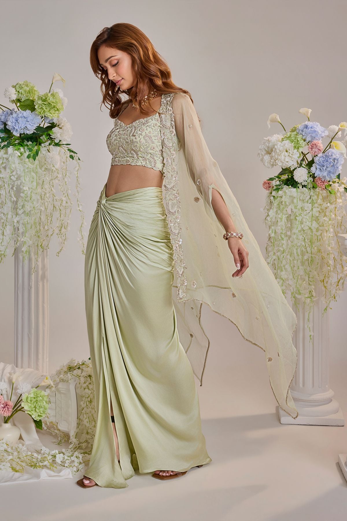 Green Cape Set
