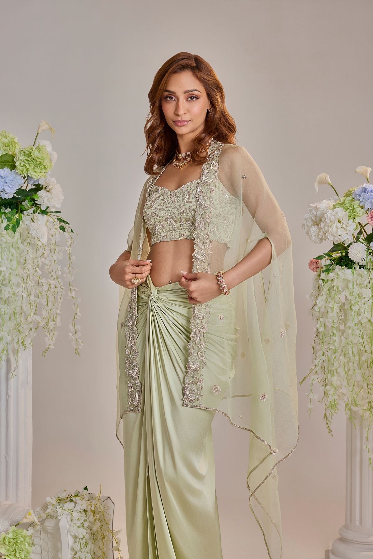 Green Cape Set