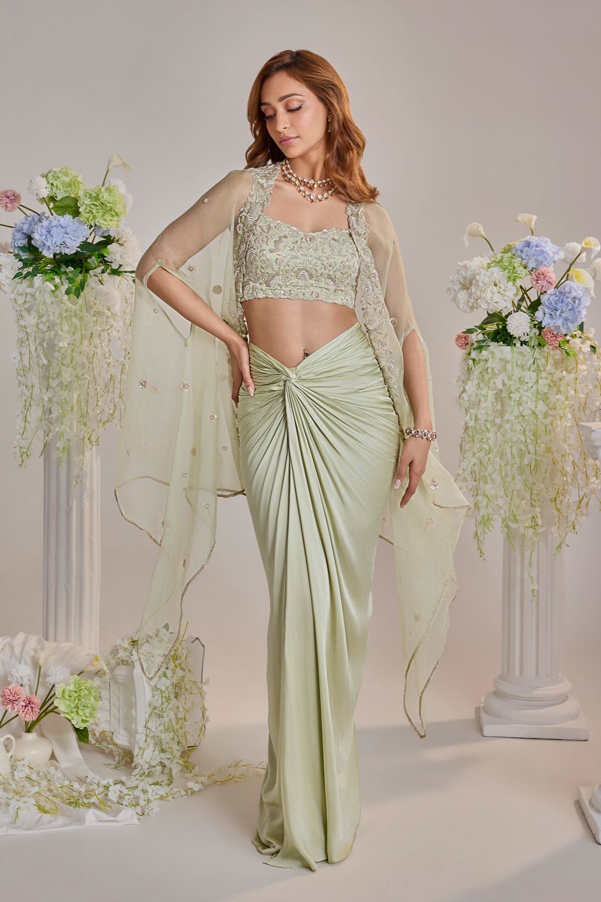 Green Cape Set