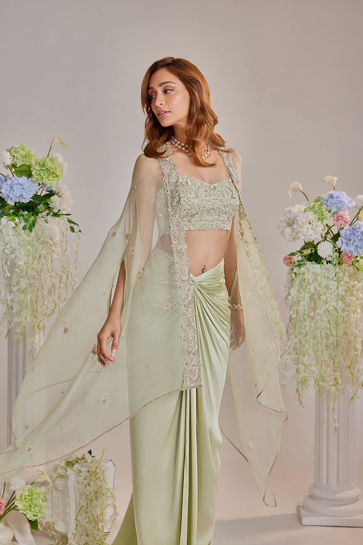Green Cape Set