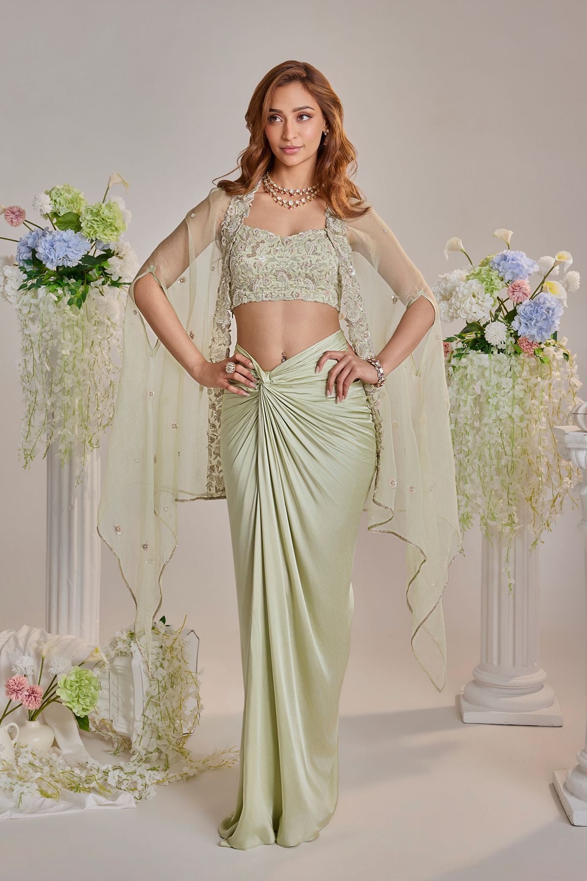 Green Cape Set