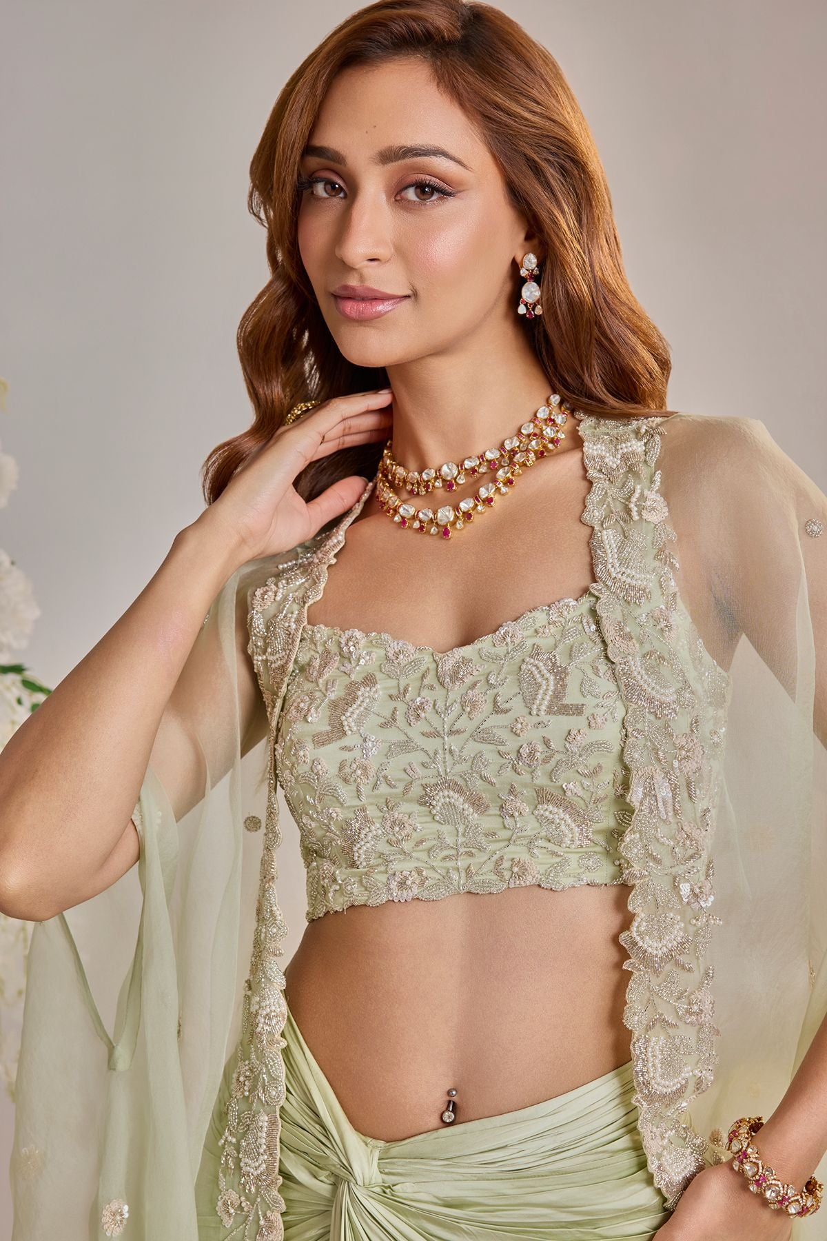 Green Cape Set