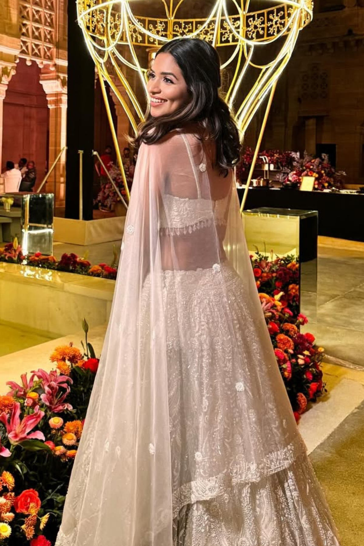 White Crystal Lehenga